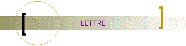 LETTRE