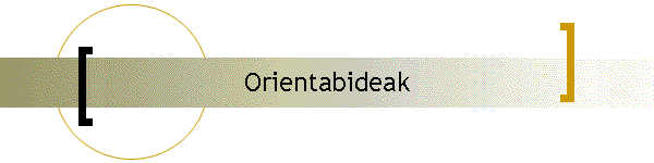 Orientabideak