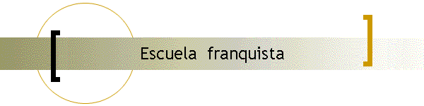 Escuela  franquista