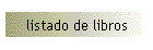 listado de libros