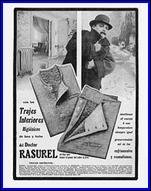 Publicidad blanco y negro: trajes interiores «Doctor Rarusel» no