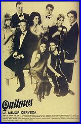 Publicidad gráfica de Quilmes de 1968