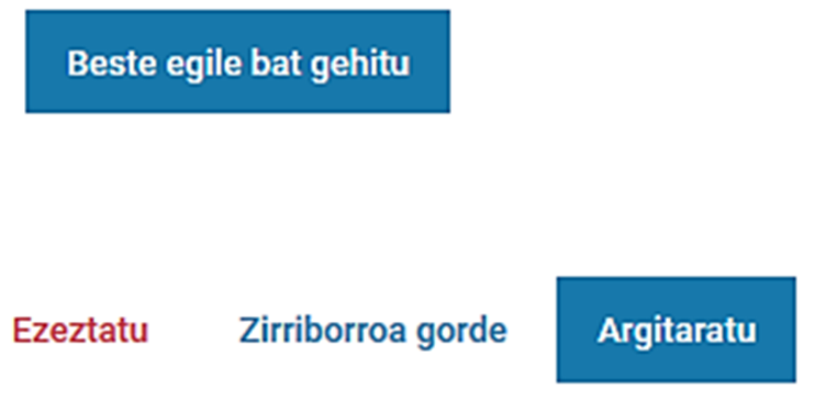 Baliabide bat zirriborro moduan gordetzeko menuaren irudia.