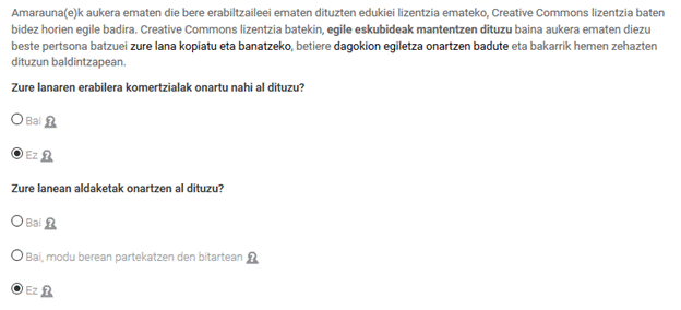 Dokumentu honen egilea ez naiz adierazteko menuaren irudia.